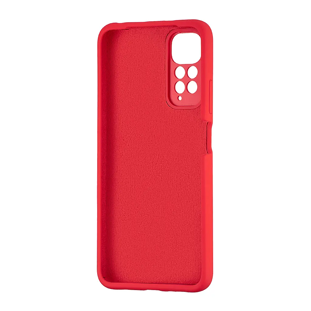 Чохол Silicone Case Xiaomi Redmi Note 11 (EU)/Note 11S 4G Red - фото 2