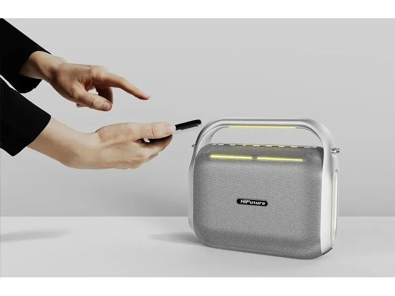 Портативна колонка HiFuture MusicBox 100 Silver (musicbox100.silver) - фото 7