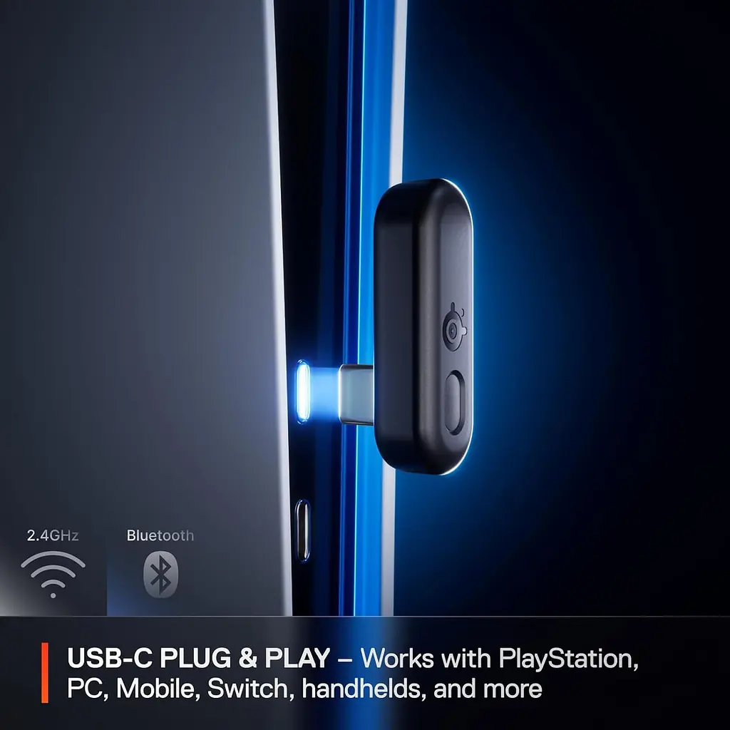 Ігрова гарнітура SteelSeries Arctis Nova 3P Wireless MultiPlatform Aqua - фото 9