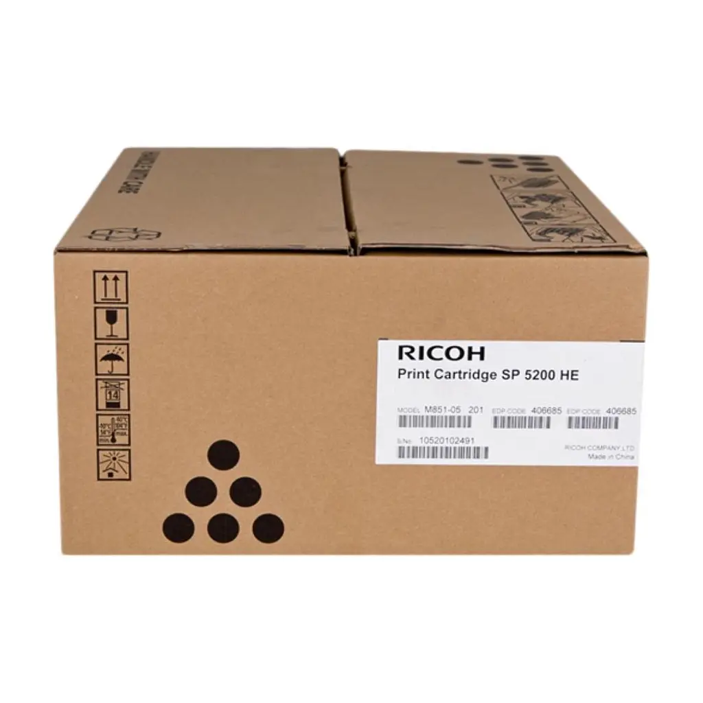 Тонер-картридж Ricoh SP5200/SP5210 OLD p/n 406685 Black 25K (821229) - фото 2