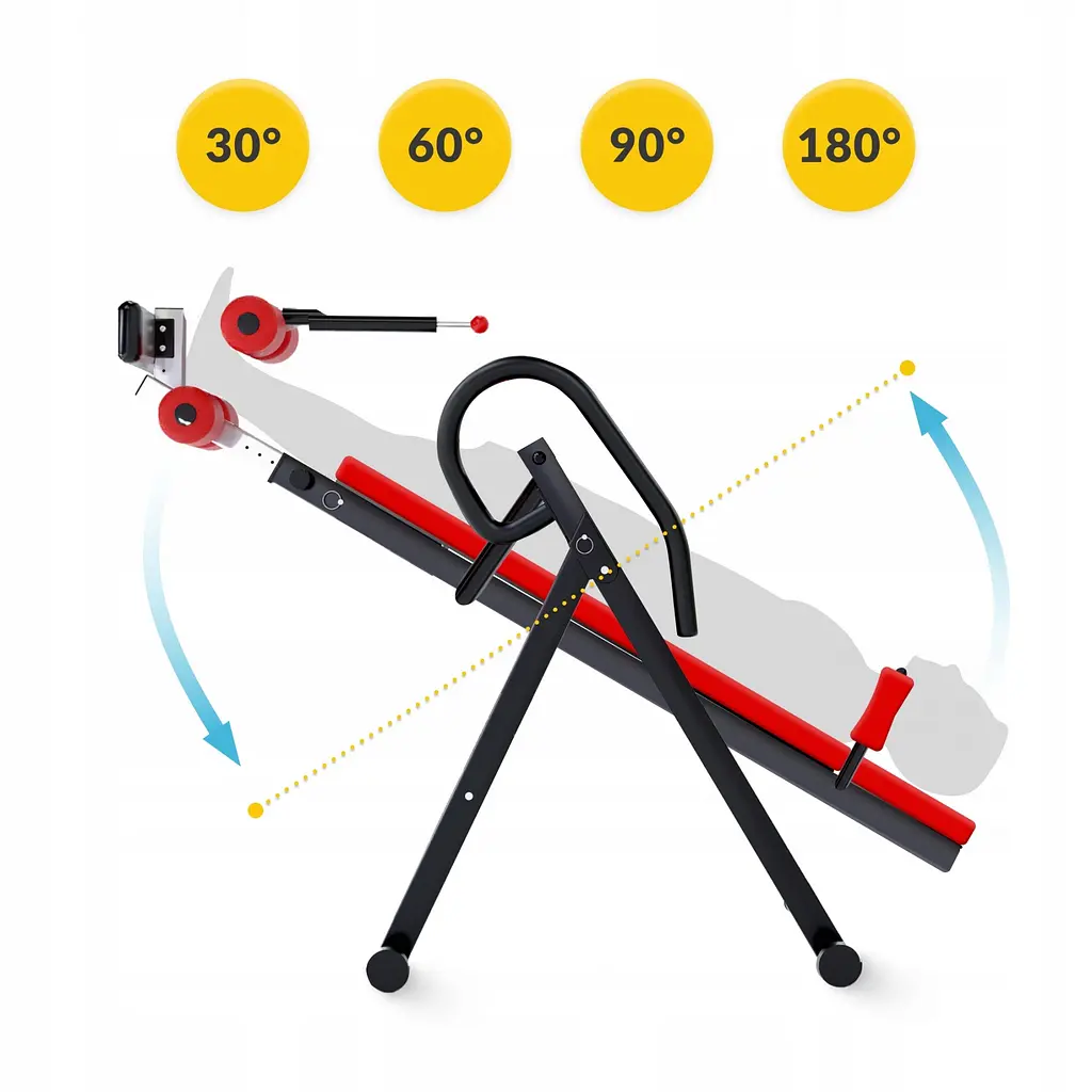 Стіл інверсійний 4FIZJO регульований 4FJ0654 Black/Red (P-5905973401944) - фото 4