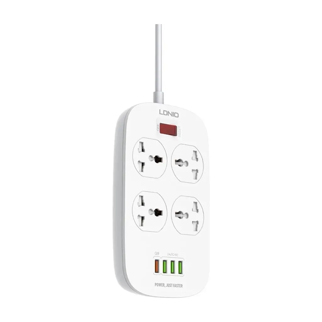 Сетевой фильтр питания LDNIO SC4407Q 4роз. 4USB 2м (SC4407Q) - фото 3
