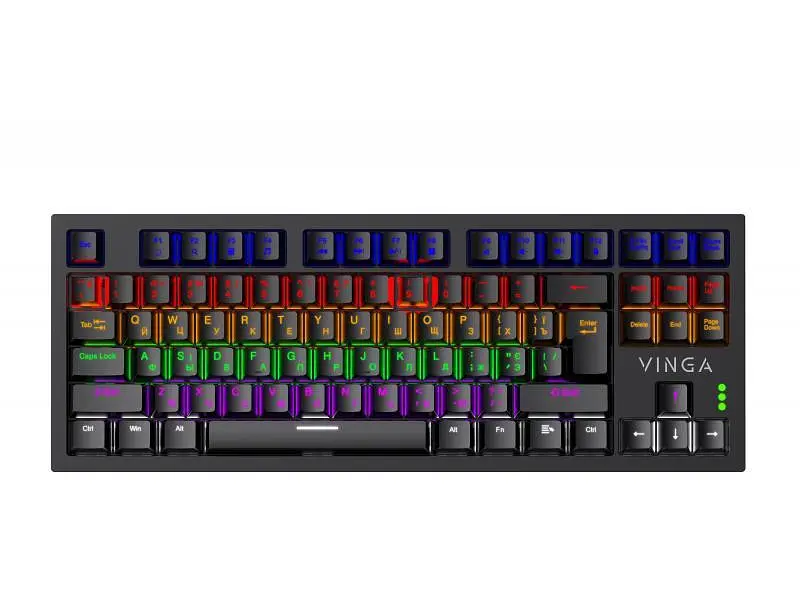 Клавіатура Vinga KBGM-110 Black - фото 3