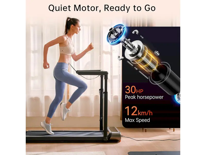 Бігова доріжка електрична Kingsmith WalkingPad R3 Hybrid+ - фото 8
