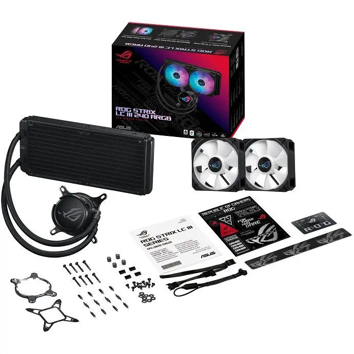 Система водяного охлаждения Asus ROG Strix LC III 240 ARGB Black (90RC00S1-M0UAY0) UA [143389] - фото 8