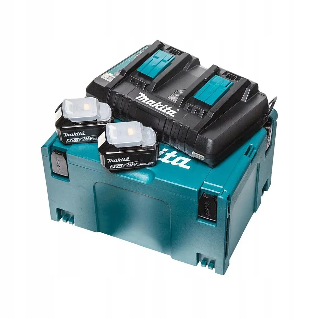 Набір акумуляторів BL1850B (2 шт) та зарядний пристрій для продукції Makita LXT (197629-2) - фото 2