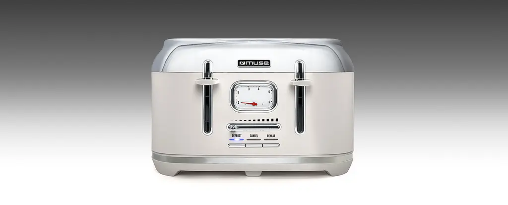 Тостер 4 Slice Muse айворі MS-131 SC - фото 2
