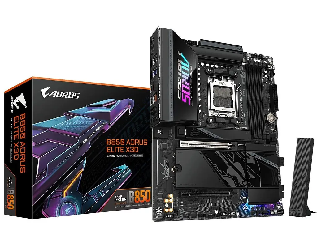 Материнська плата GIGABYTE B850 AORUS ELITE X3D (B850 AORUS ELITE X3D) (Socket AM5, AMD B850, ATX) - фото 6