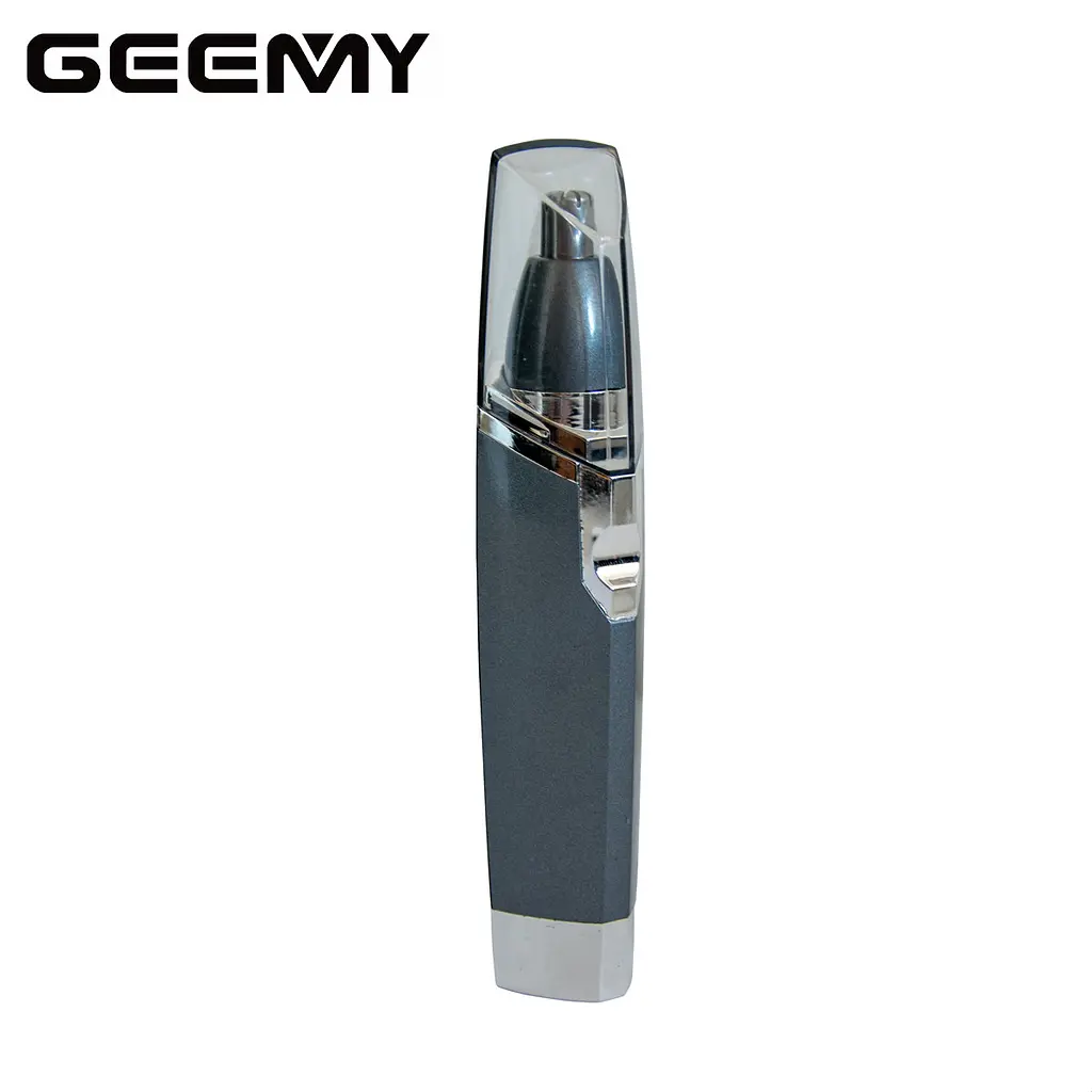 Тример Geemy GM-3002 для носа та вух, акумуляторний, чоловічий, із насадкою для брів - фото 3