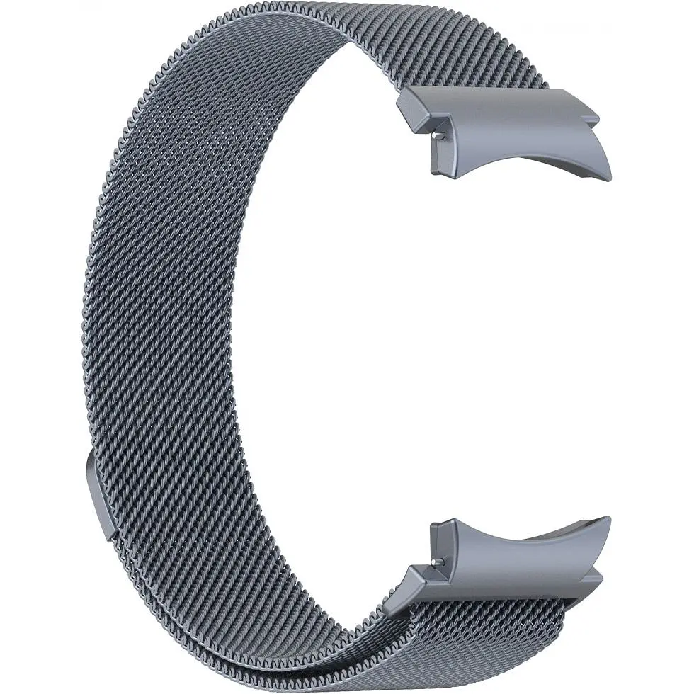 Ремінець ArmorStandart Milanese Magnetic для Samsung Galaxy Watch 7/FE/6/6 Classic/5/5 Pro/4/4 Classic Grey (ARM86843) [151812] - фото 3