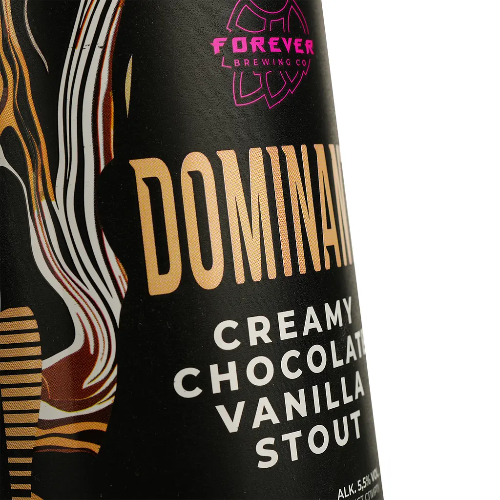 Пиво Forever Dominant Creamy Chocolate Vanilla Stout темное нефильтрованное 0.5 л - фото 3