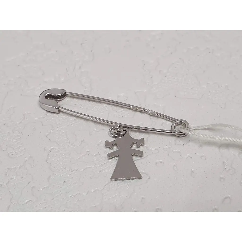 Золота брошка-шпилька Столична Ювелірна Фабрика Дівчинка. 280200б - фото 2