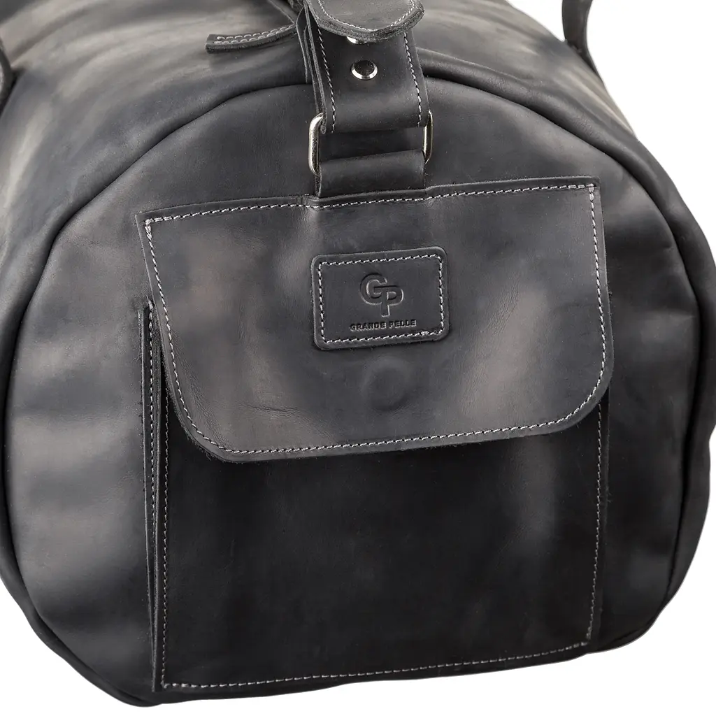Шкіряна дорожня сумка GRANDE PELLE 55х31х24 см sum0012557 - фото 5