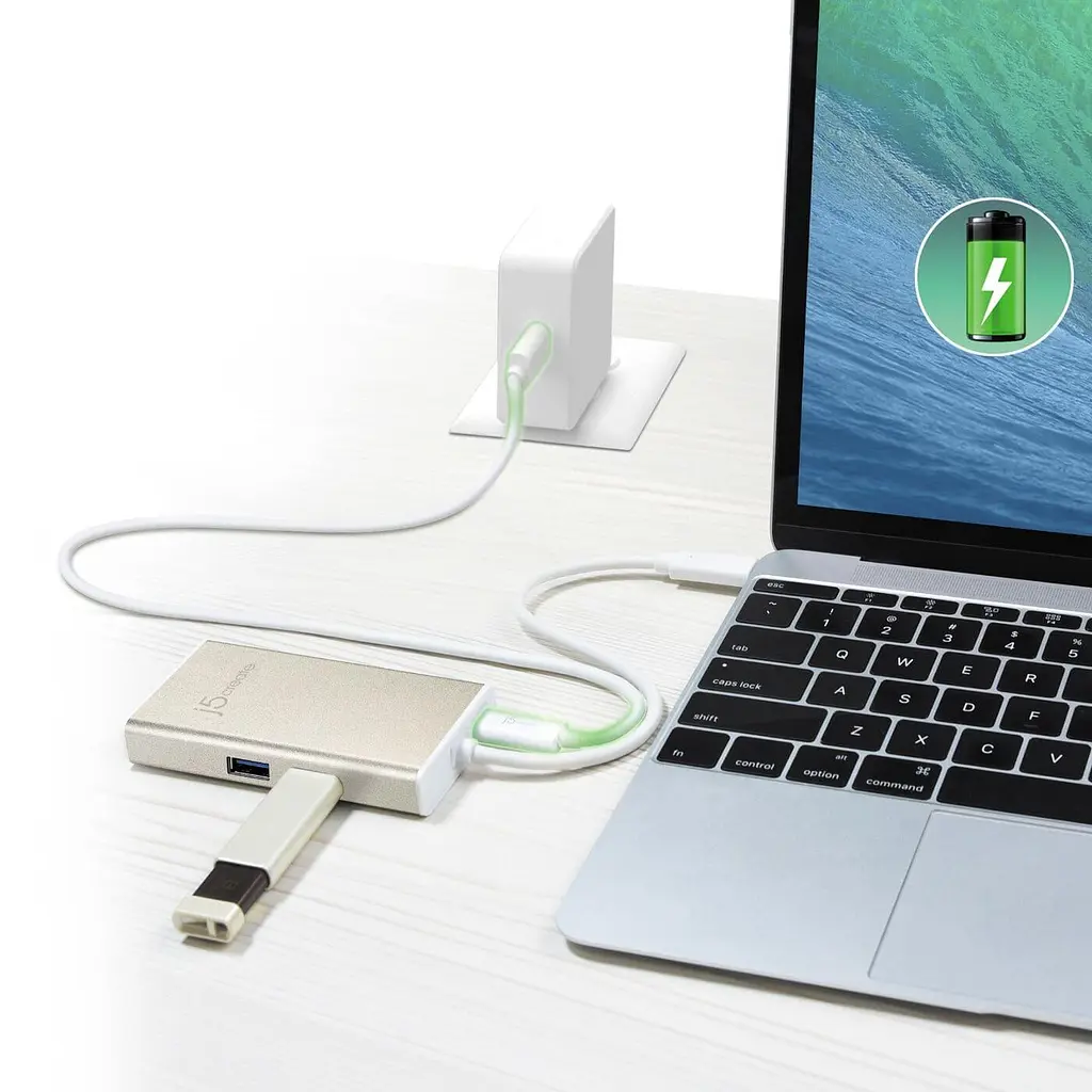 USB-хаб j5create JCA374-N, USB Type-C 5-в-1 (JCA374-N) - фото 7