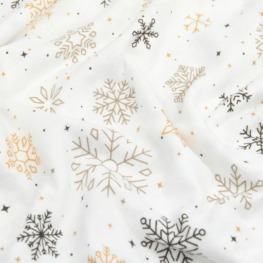 Дитяча постільна білизна фланель в ліжечко SNOWFLAKES CS4 COSAS (4822052480434) - фото 9
