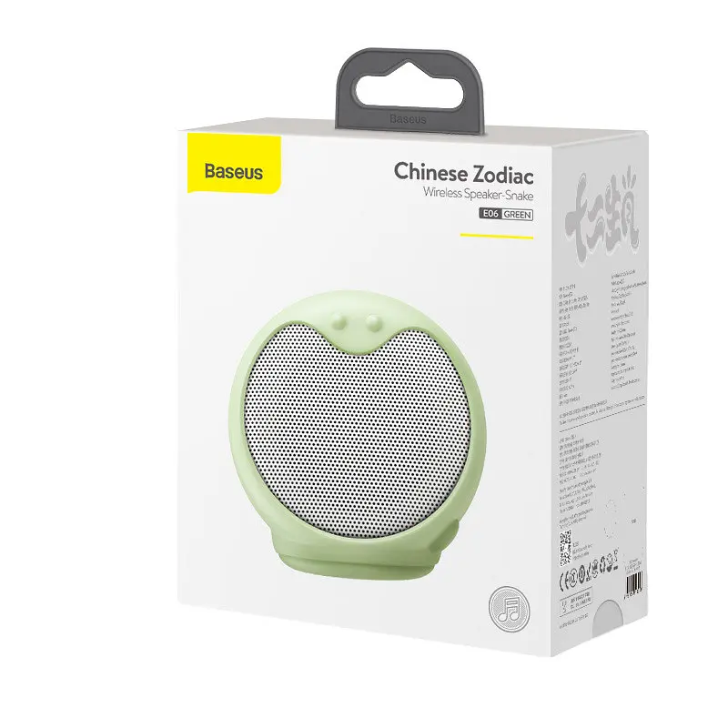 Портативна акустика Baseus Q Chinese Zodiac Wireless Speaker Snake E06 бездротова - фото 8
