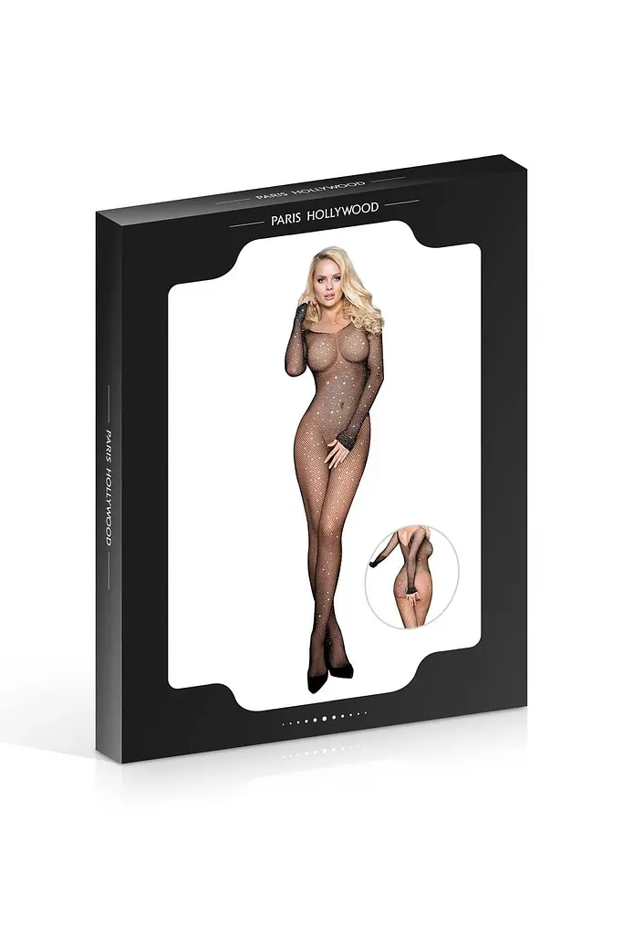 Комбінезон Paris Hollywood Black Strass, S/M/L (чорний) - фото 4