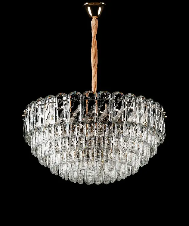 Підвісна кришталева люстра Splendid Ray L5726/600/8 (FGD), золото, 8 ламп E14, від 13-20 м² - фото 2