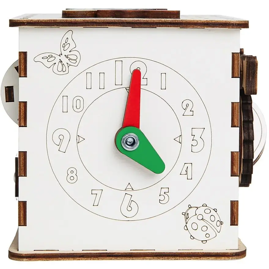 Бизикуб GoodPlay Малыш развивающий 12х12х12 см (K 001) - фото 6