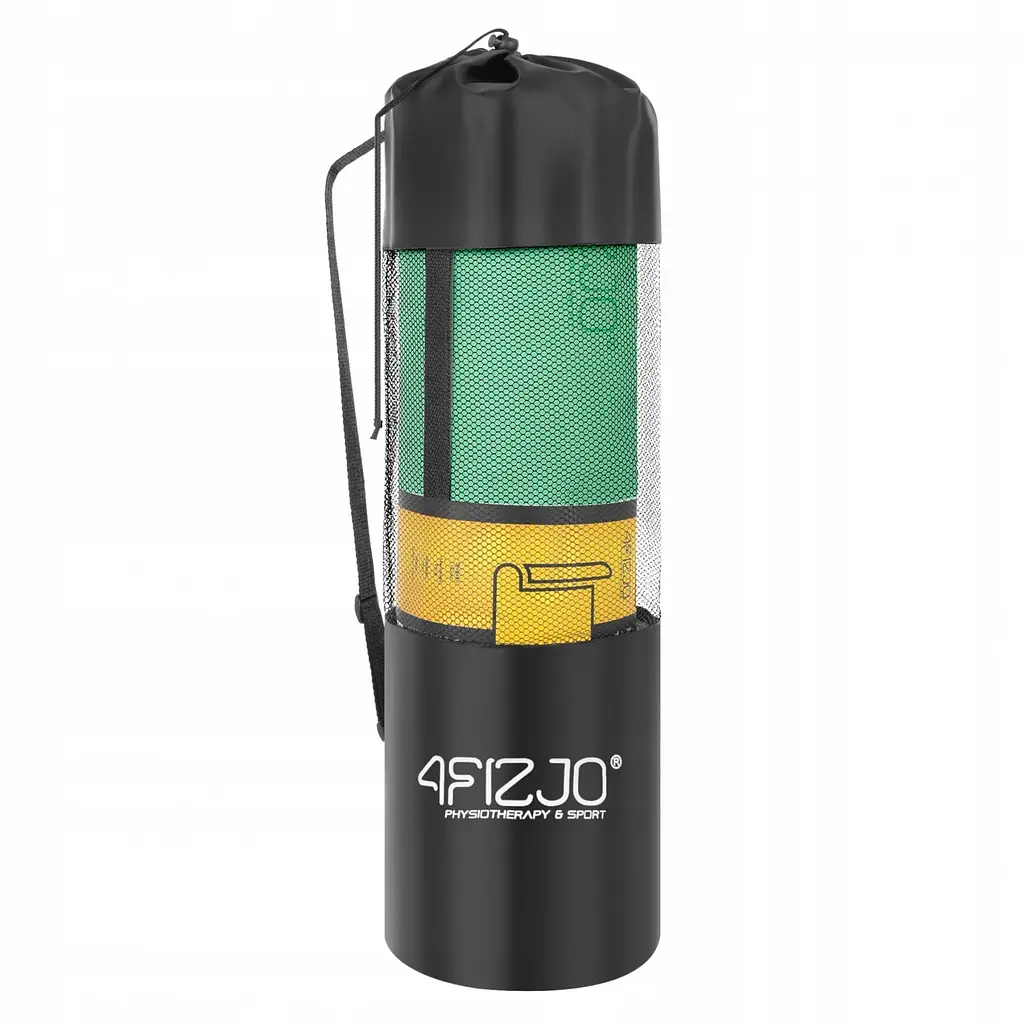 Коврик (мат) для йоги та фітнесу 4FIZJO TPE 1 см Mint/Grey 4FJ0202 (P-5907739311917) - фото 4