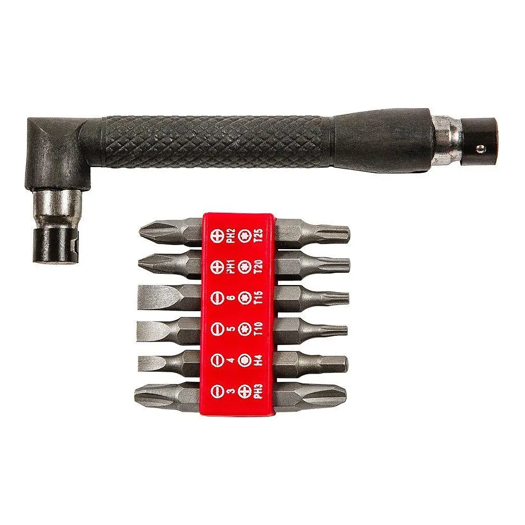 Набір біт Top Tools прецизійні з тримачем 13 шт. (39D389)