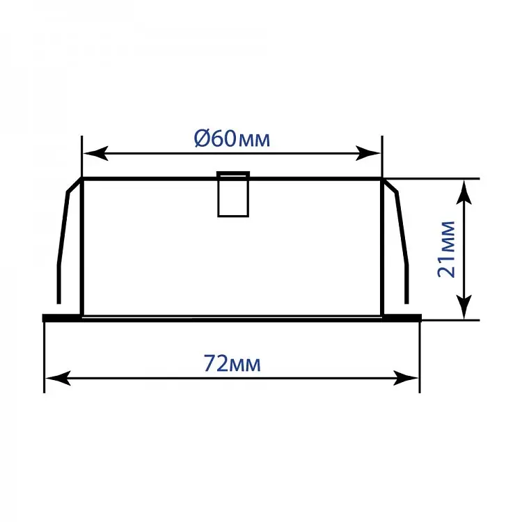 Светильник светодиодный Feron LN7, 3W 4000K белый 70 х 20 мм (1823) - фото 3