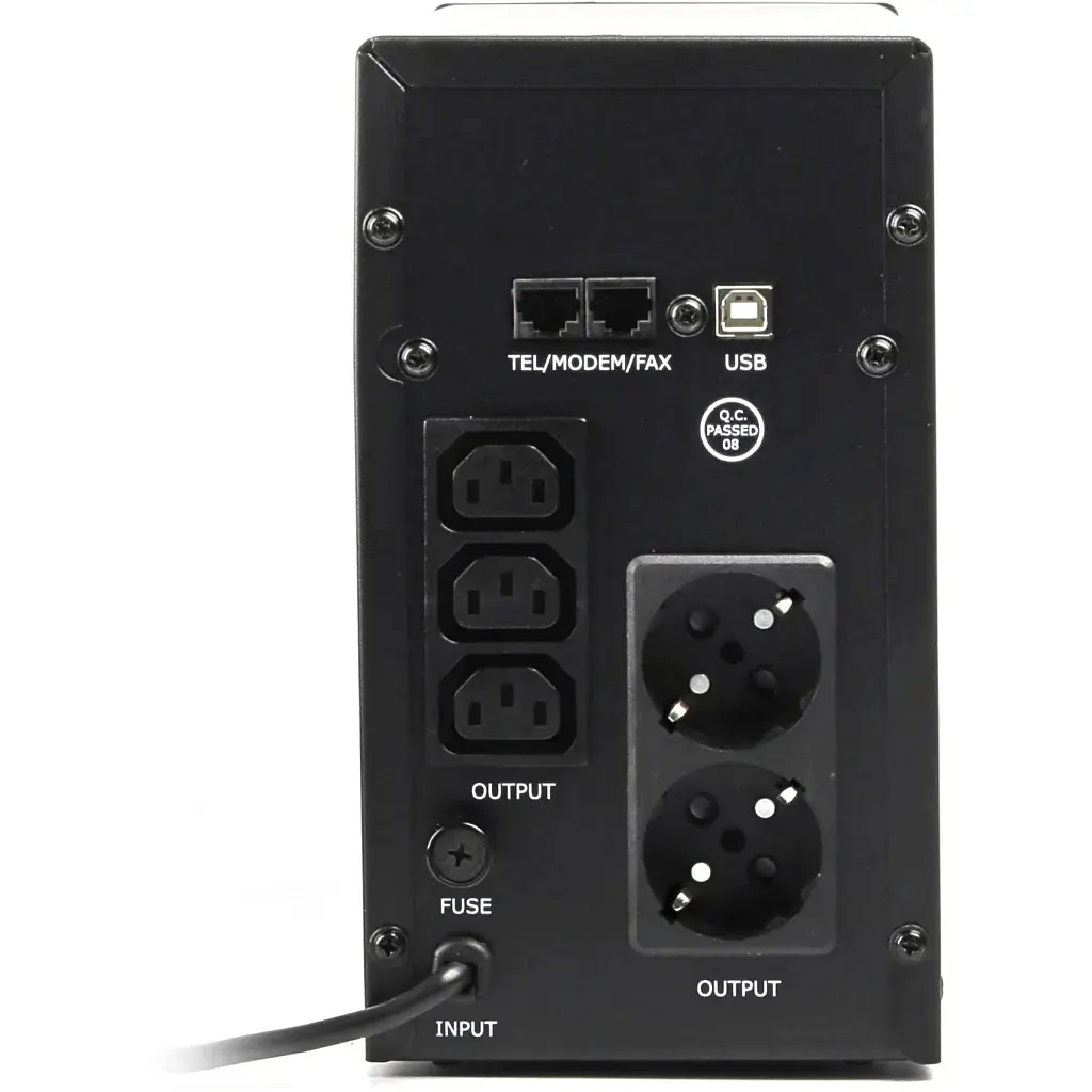 Пристрій безперебійного живлення EnerGenie EG-UPS-035 2000VA LCD (EG-UPS-035) - фото 2