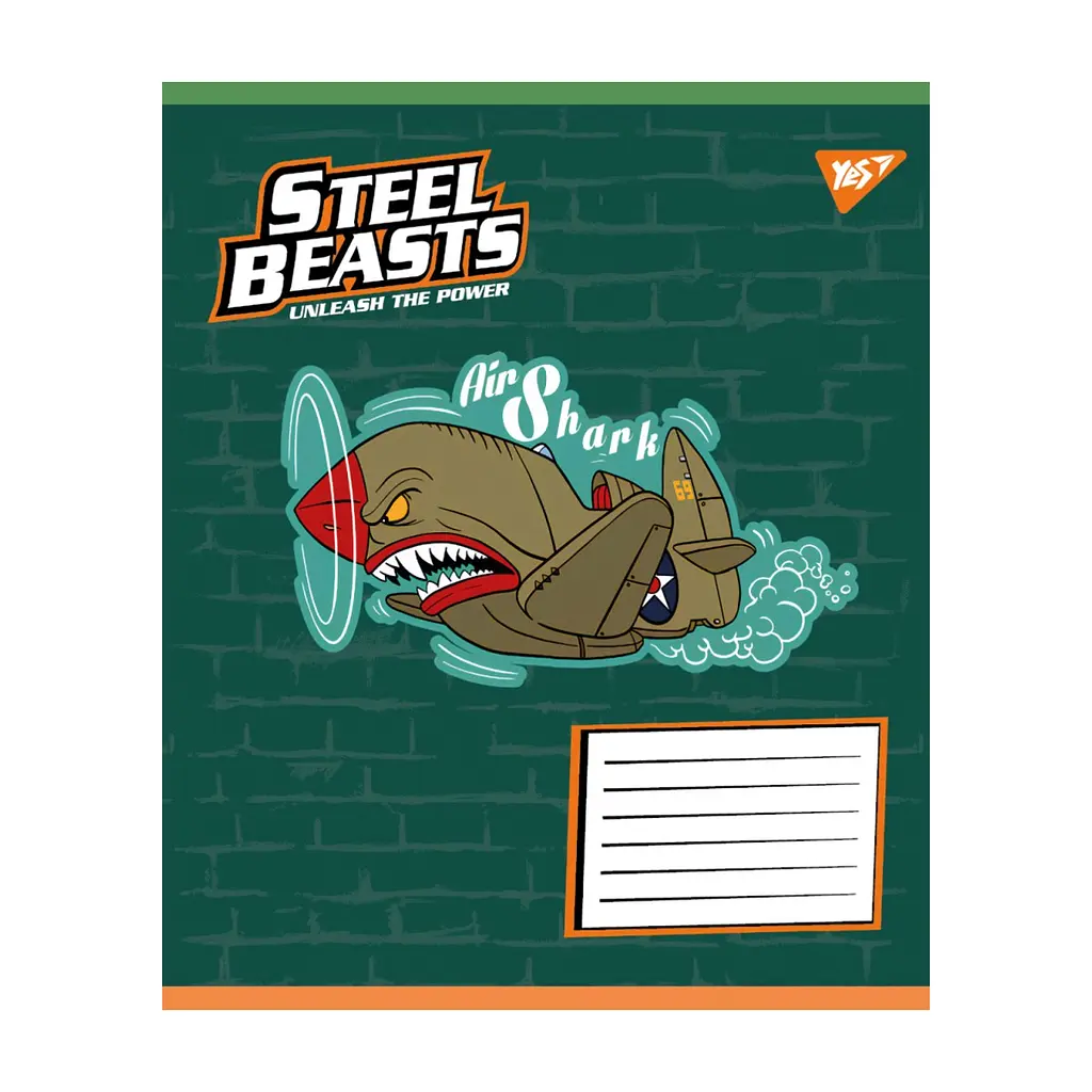 Зошит Yes Steel Beasts А5 12 аркушів лінія (767710), в асортименті - фото 4