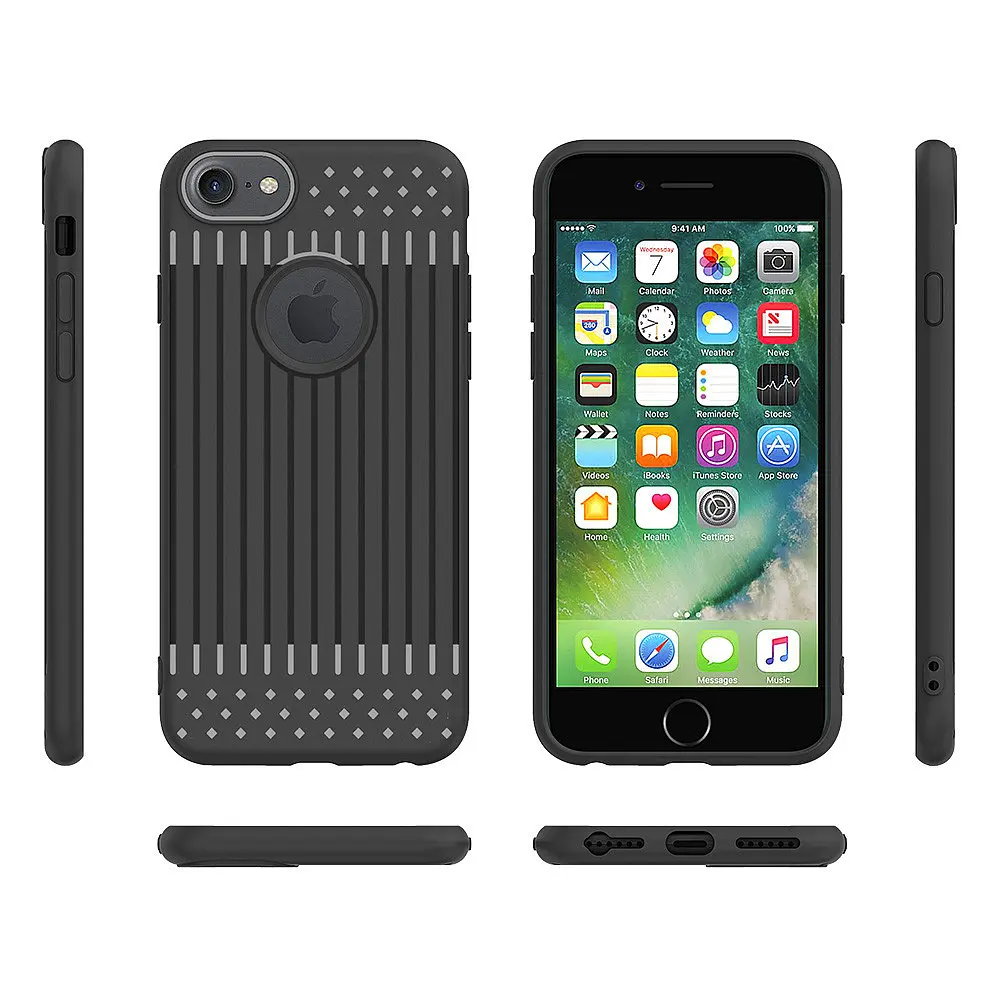 Чехол накладка Primo Shell TPU для Apple iPhone 7 / iPhone 8 / SE 2020 / SE 2022 Black - фото 4