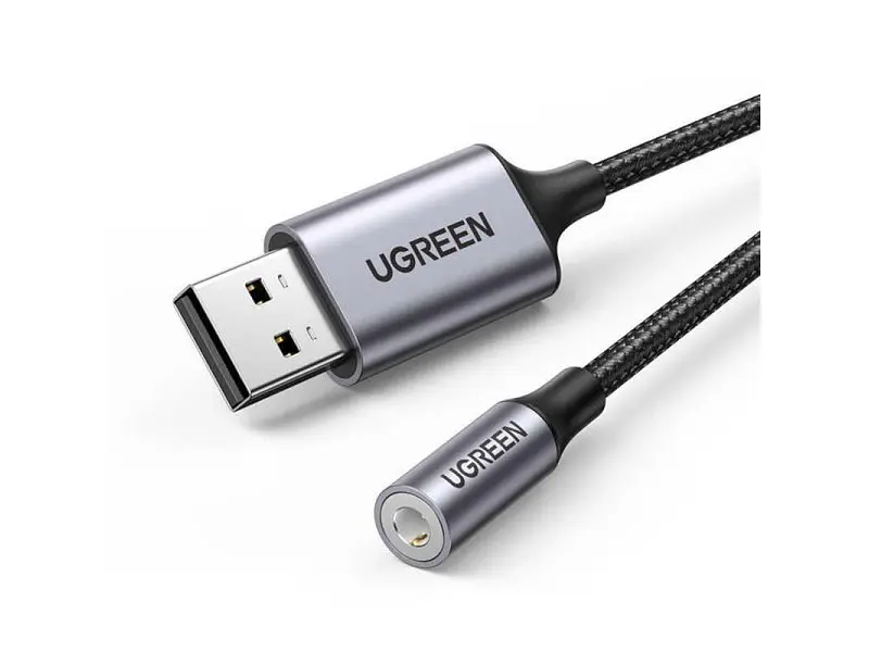 Звукова карта UGREEN CM477 Gray (30757) - фото 2