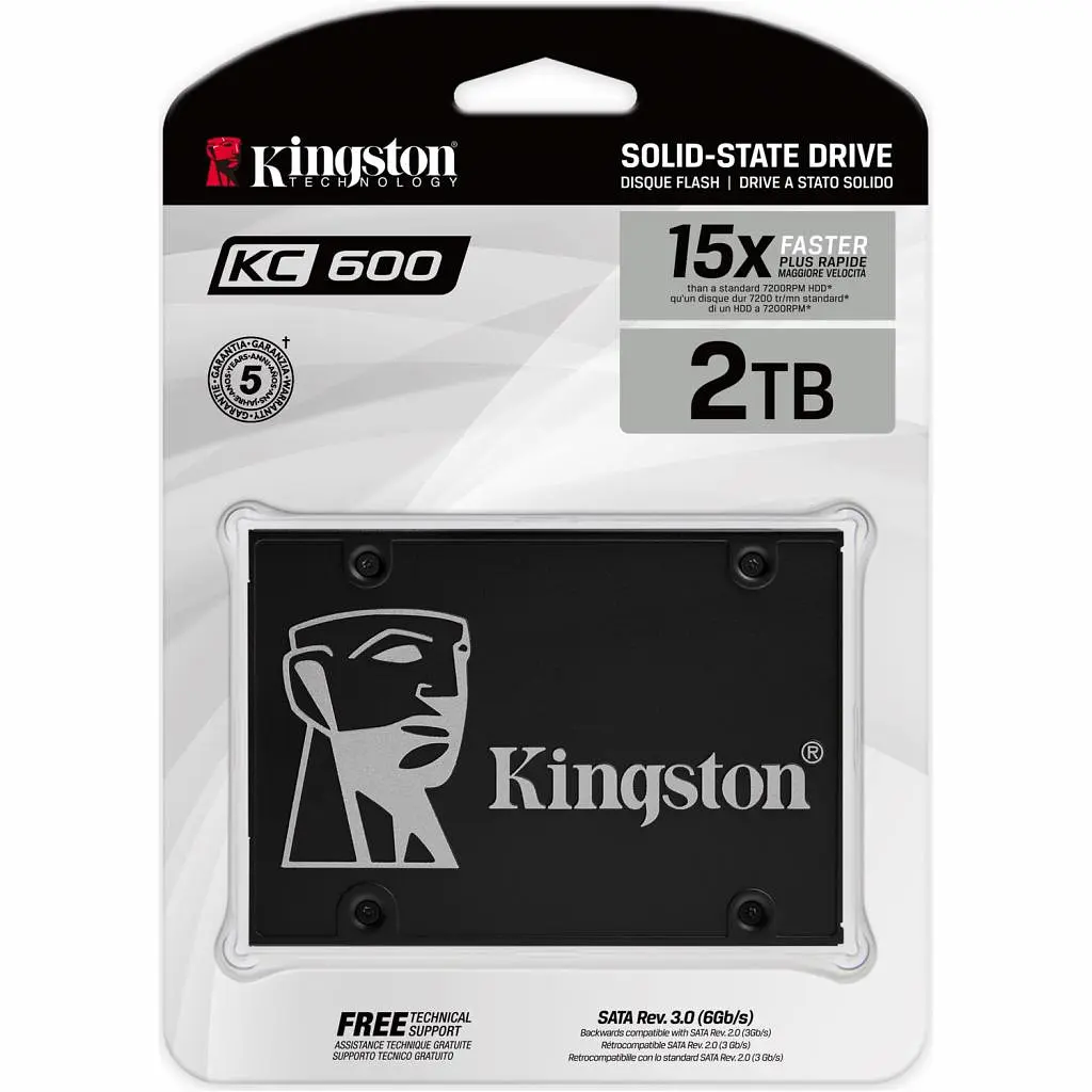 Накопичувач SSD 2.5" 2TB Kingston (SKC600/2048G) - фото 4