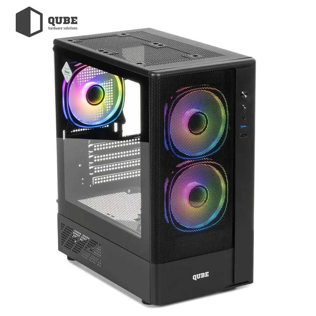 Корпус QUBE GEON ARGB Black (GEON_GBNU3) - фото 10