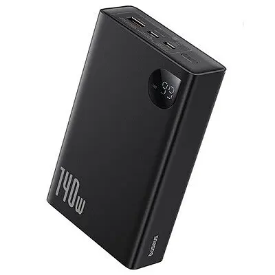 Портативная батарея Baseus Adaman Digital Display 140 W 24000mAh черная P10021508113-00 - фото 6