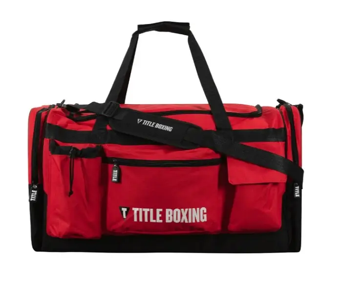 Спортивна сумка TITLE Boxing Deluxe Gear Bag Red 70 л (TBAG45 RD/BK) - фото 6