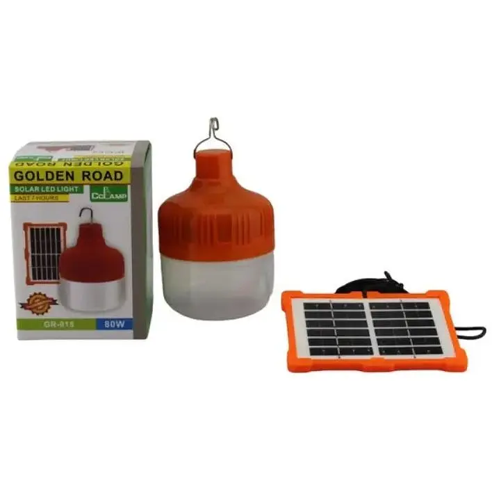 Аварийная LED лампа Golden Road GR015 с солнечной панелью подвесной аккумуляторный светильник с крючком - фото 4