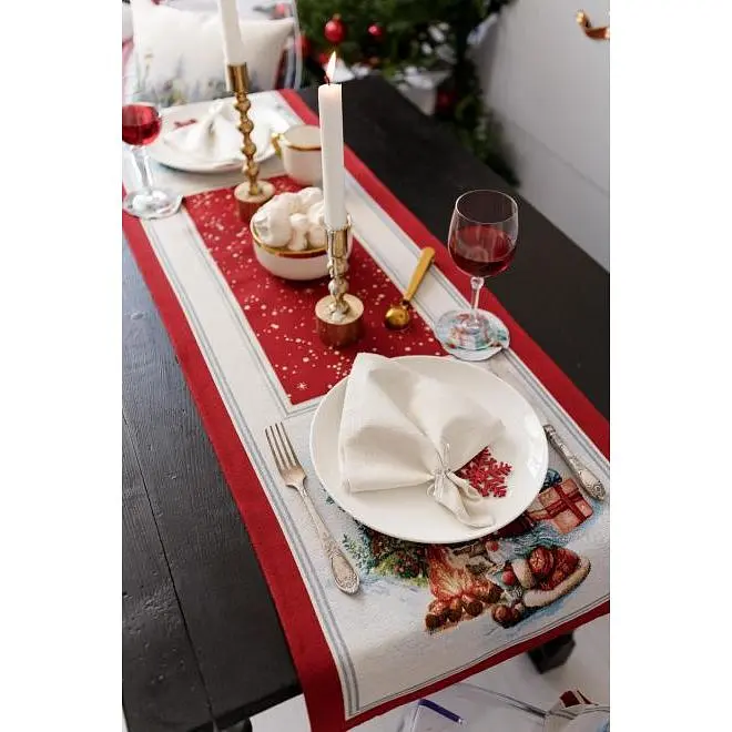 Дорожка гобеленовая Прованс Рождественский костер 40х140 см (36425) - фото 7