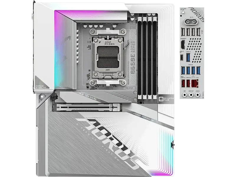 Материнська плата Gigabyte B650E AORUS STEALTH ICE