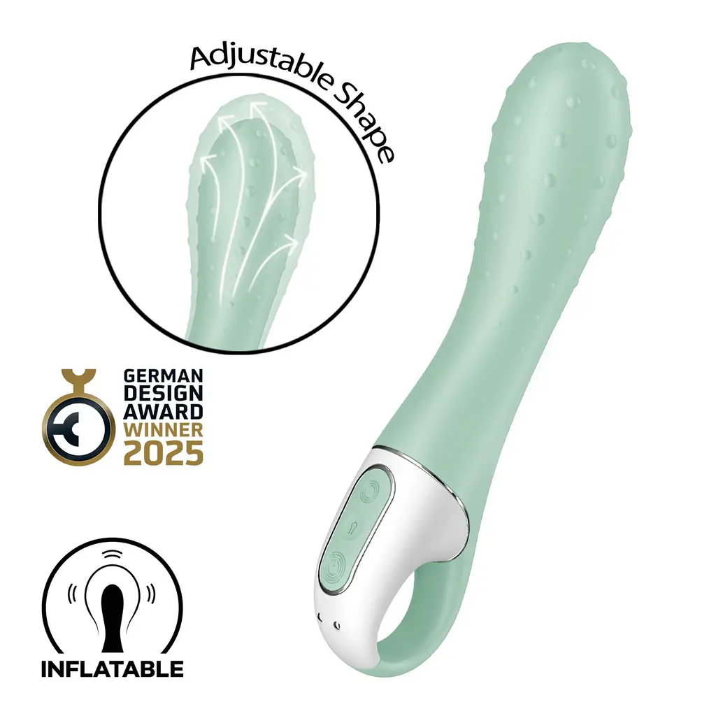 Вібратор Satisfyer Air Pump Vibrator 3 20.8 см м'ятний - фото 7