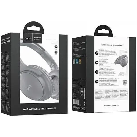 Наушники Hoco W40 Mighty полноразмерные черные - фото 9