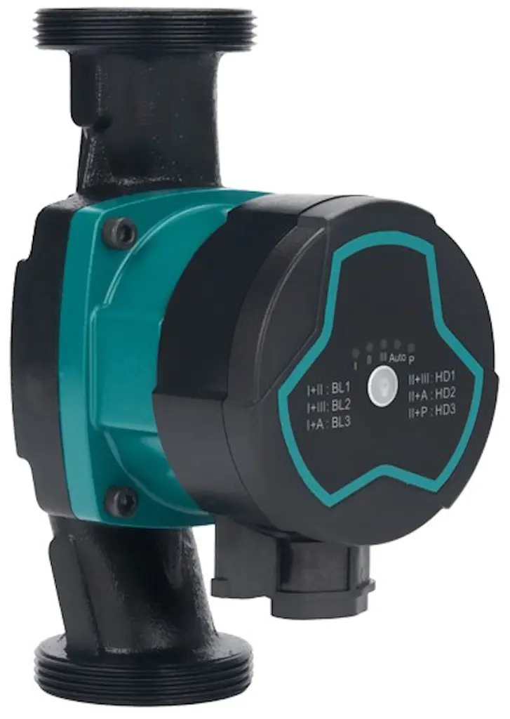 Циркуляційний насос Aquatica GPA25-6/180 III енергозберігаючий, 5-39Вт Hmax 6м Qmax 53л/хв ØØ1½" 180мм + гайки (774053) - фото 3