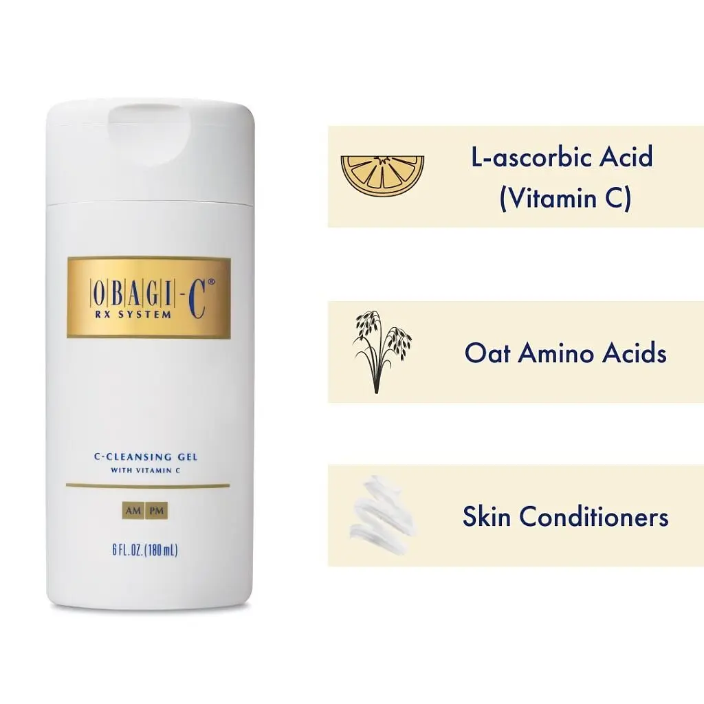 Очищувальний гель для обличчя Obagi C Cleansing Gel 177 мл (362032050010) - фото 4