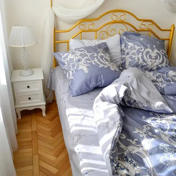 Постільна білизна полуторна Viluta Сатин Twill 566-1-5 210х143 см - фото 2