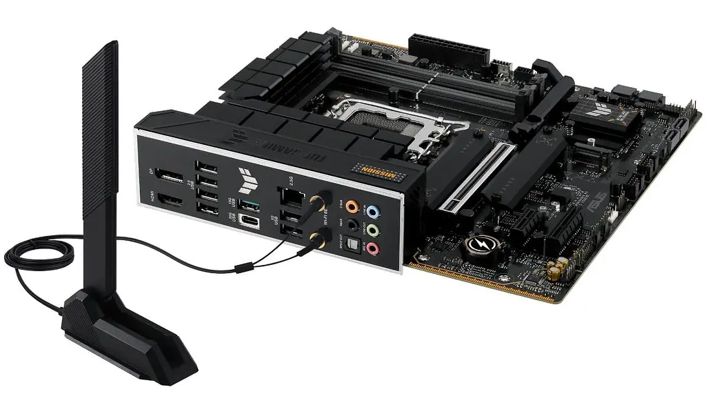 Материнська плата ASUS TUF GAMING B760M-PLUS WIFI II (TUF GAMING B760M-PLUS WIFI II) (Socket 1700, Intel B760, Micro-ATX) - фото 5