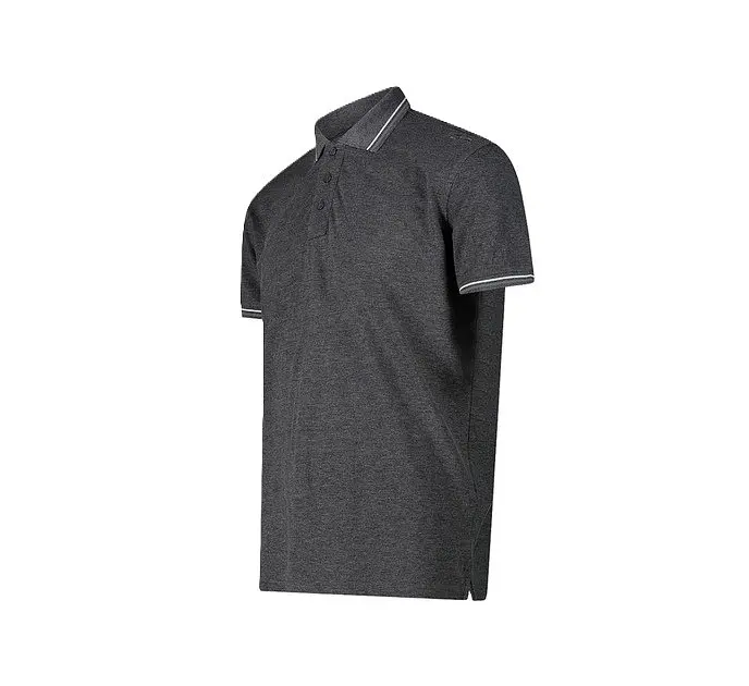 Поло CMP Man Polo Polyester-stretch Grey/White XL (1097-34D5987-U901 52) - фото 3