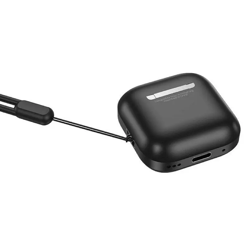Наушники беспроводные Hoco EW53 Lucky true wireless BT headset черные - фото 2