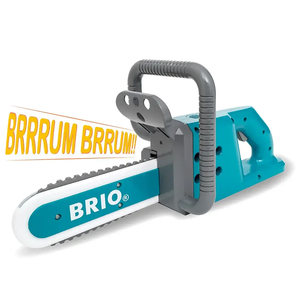 Детская бензопила Brio Builder на батарейках (34602) - фото 7