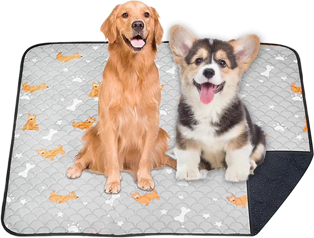 Багаторазова пелюшка Derby Washable Reusable Dog Pee Pad PM002-2 Light Grey 70х100 см - фото 2