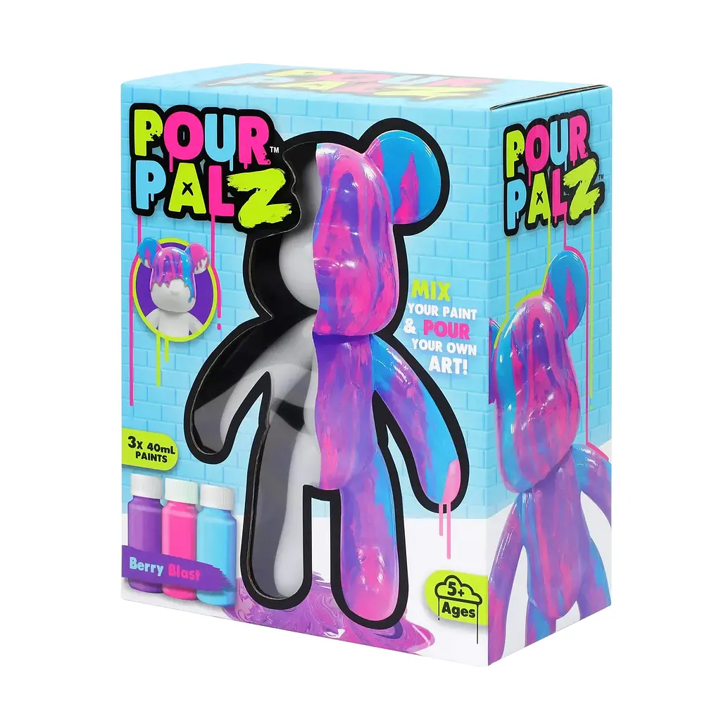 Набор для творчества ToyMonster Pour Palz Мишка Ягодный взрыв (GS-G08682) - фото 2