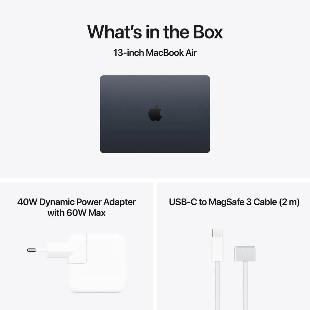 Ноутбук Apple 13.6 MacBook Air/ M5/16GB/1TB/UMA/MacOS/Midnight (MDHF4UA/A) - фото 8