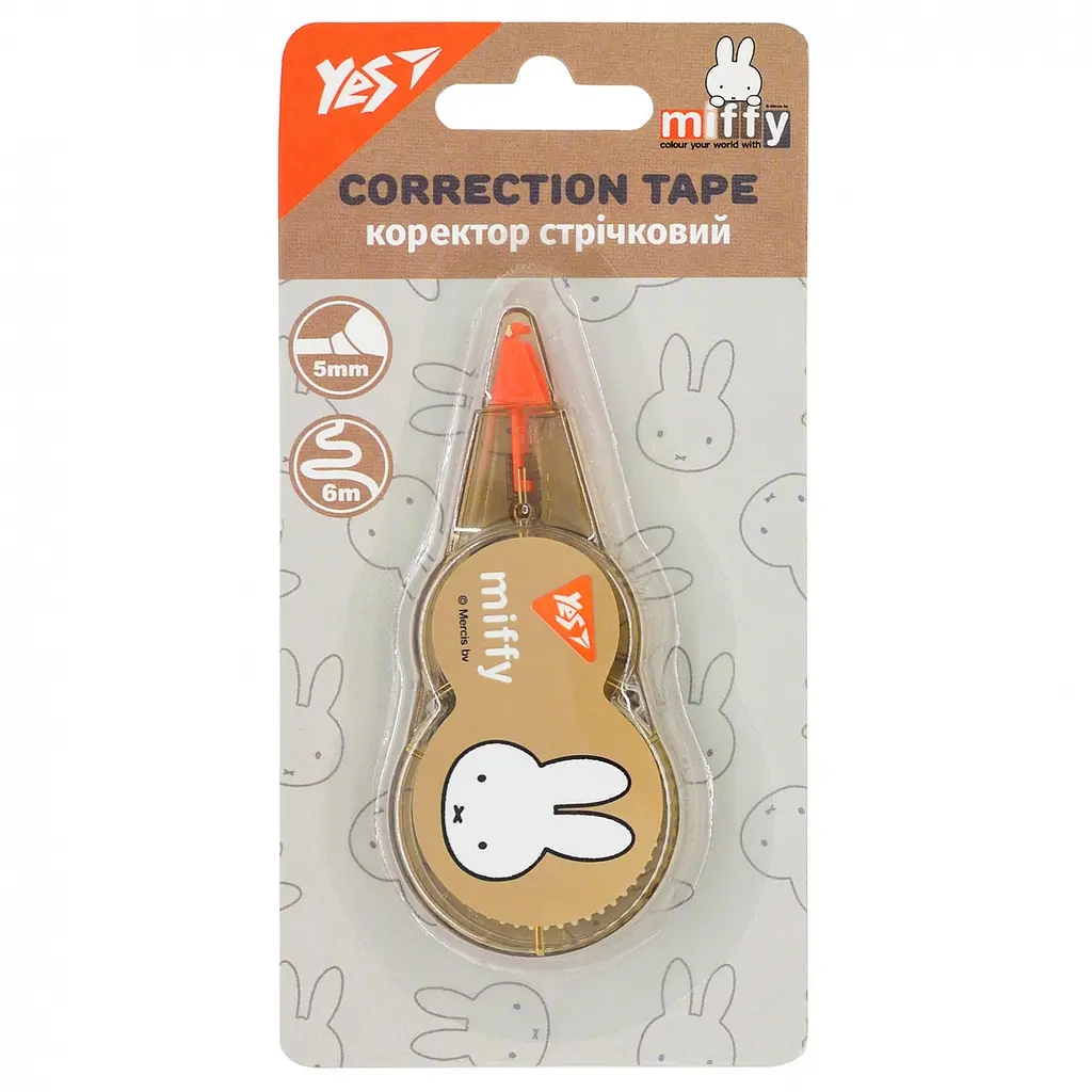 Коректор стрічк. "Yes" Miffy 5мх6мм №340119 - фото 3